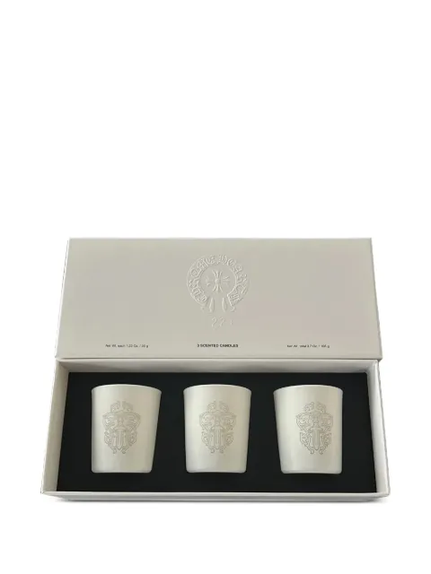 Chrome Hearts +22+ candle set (set of three)