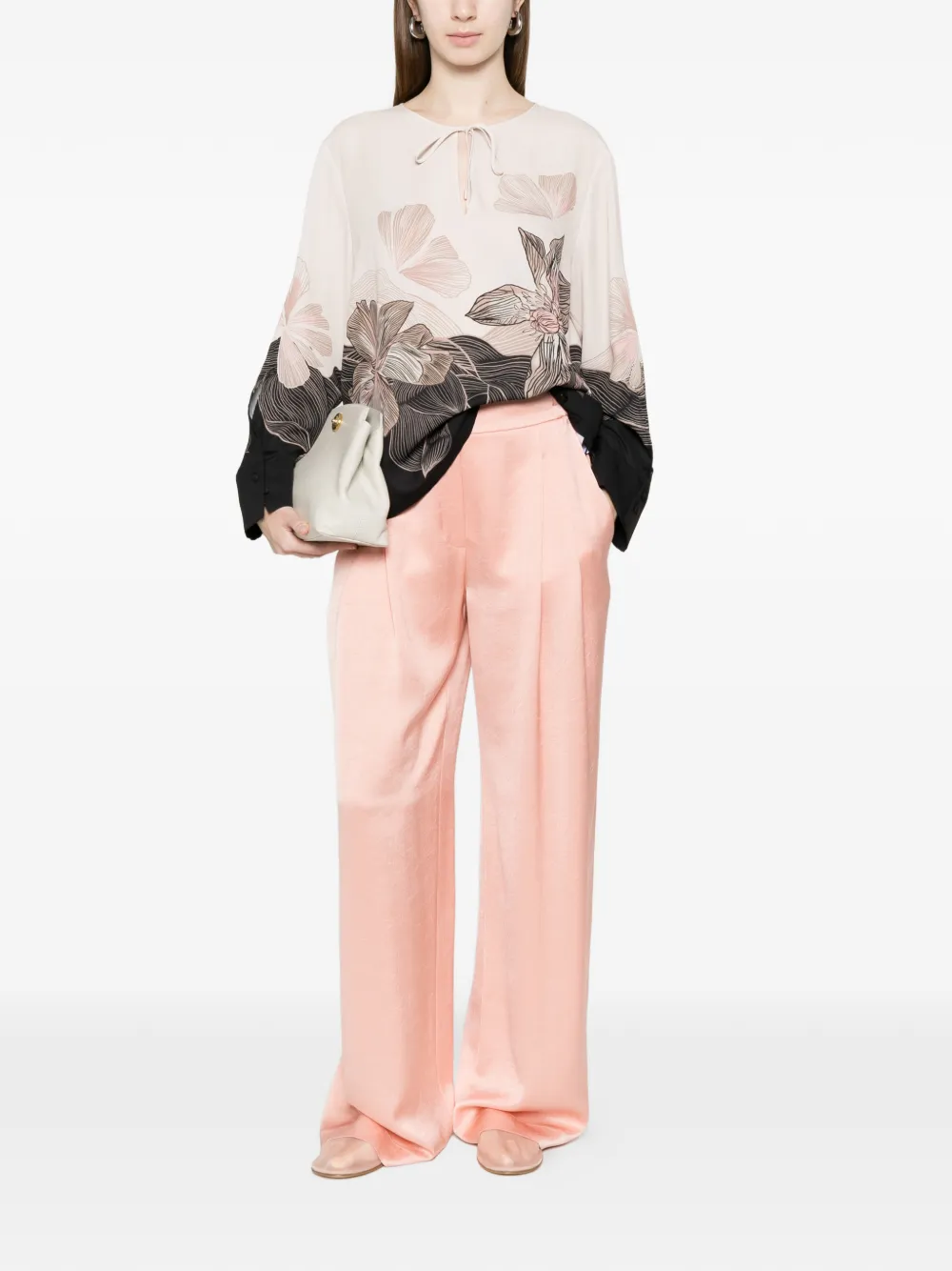  Marccain Floral Blouse - Neutrals 