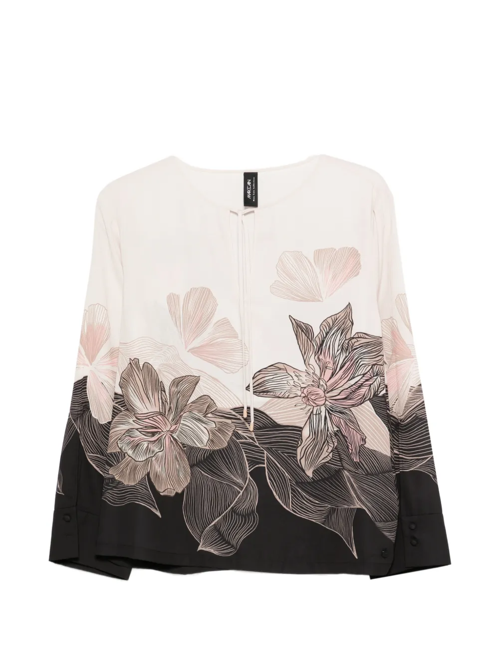 MARCCAIN floral blouse - Toni neutri