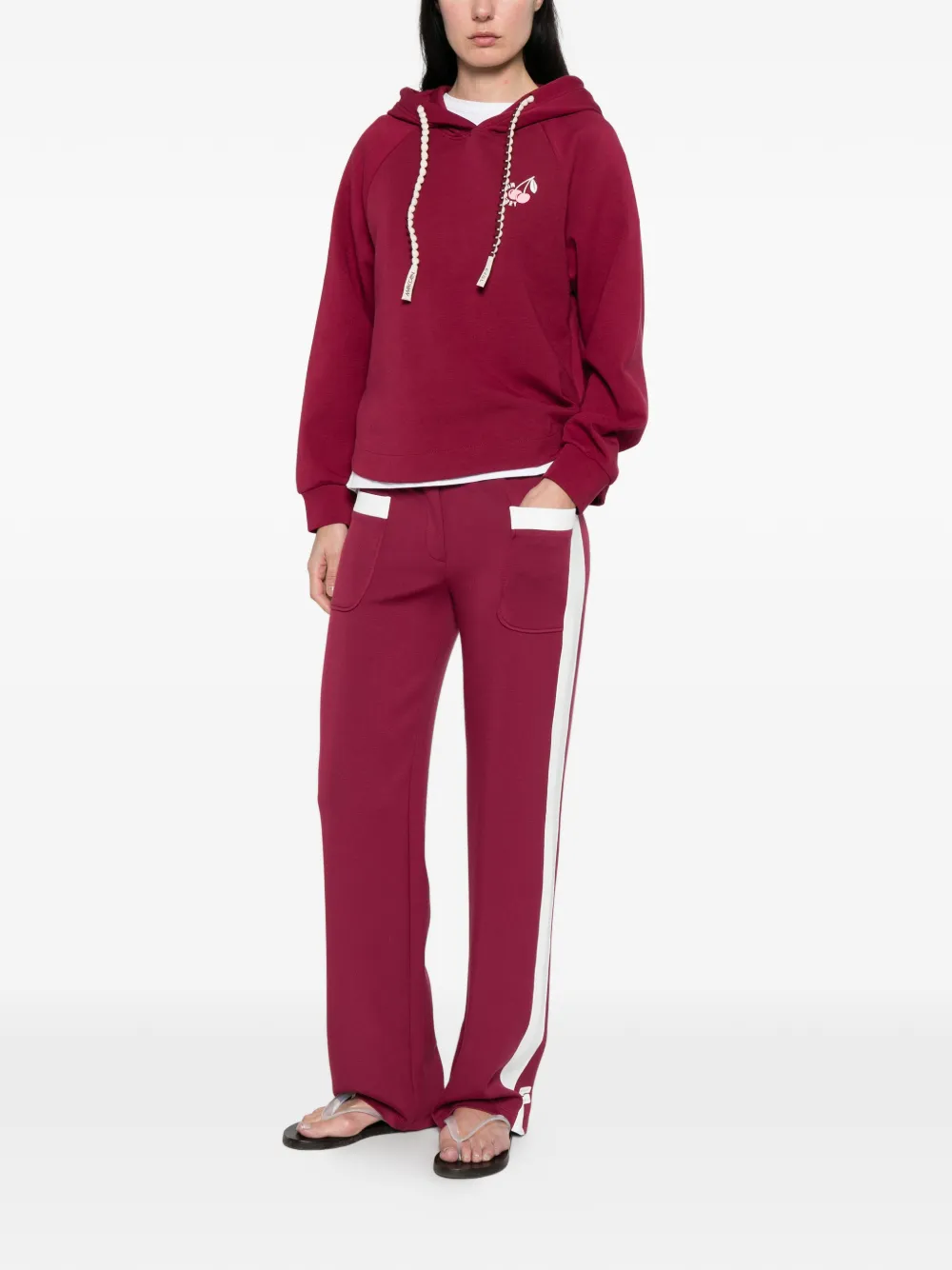  Marccain Patch-pockets Track Pants - Red 