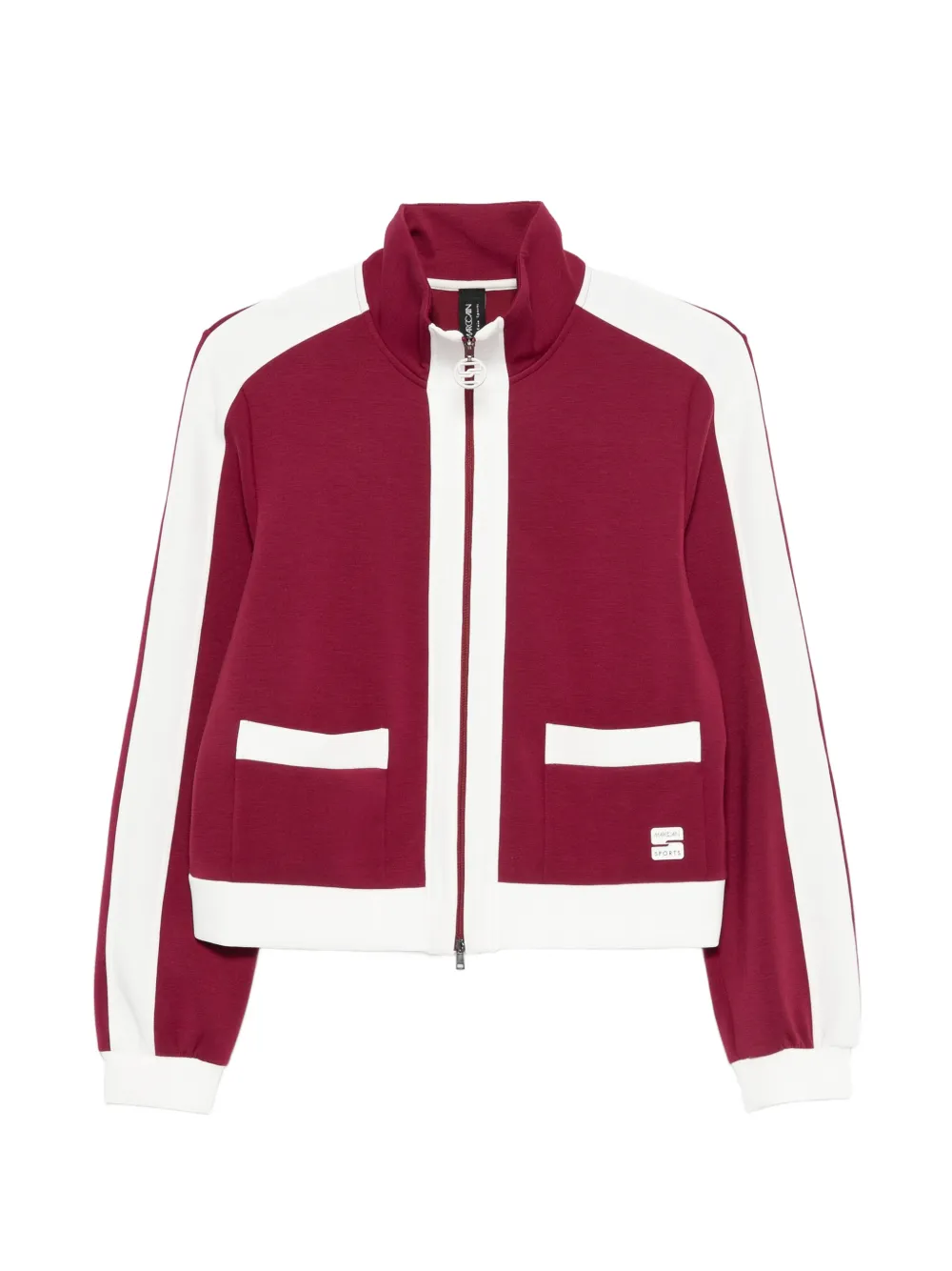 MARCCAIN zip-fastening sweatshirt - Rot