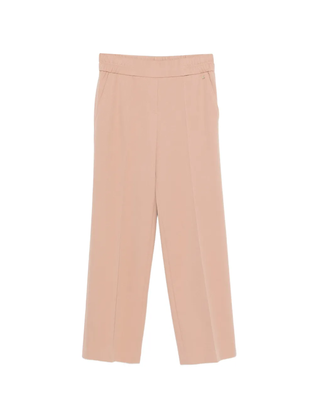 MARCCAIN elasticated-waistband trousers - Toni neutri
