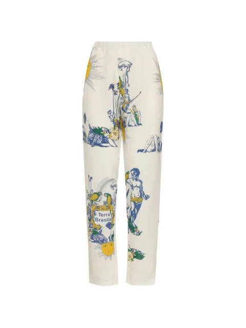 Amir Slama graphic-print trousers