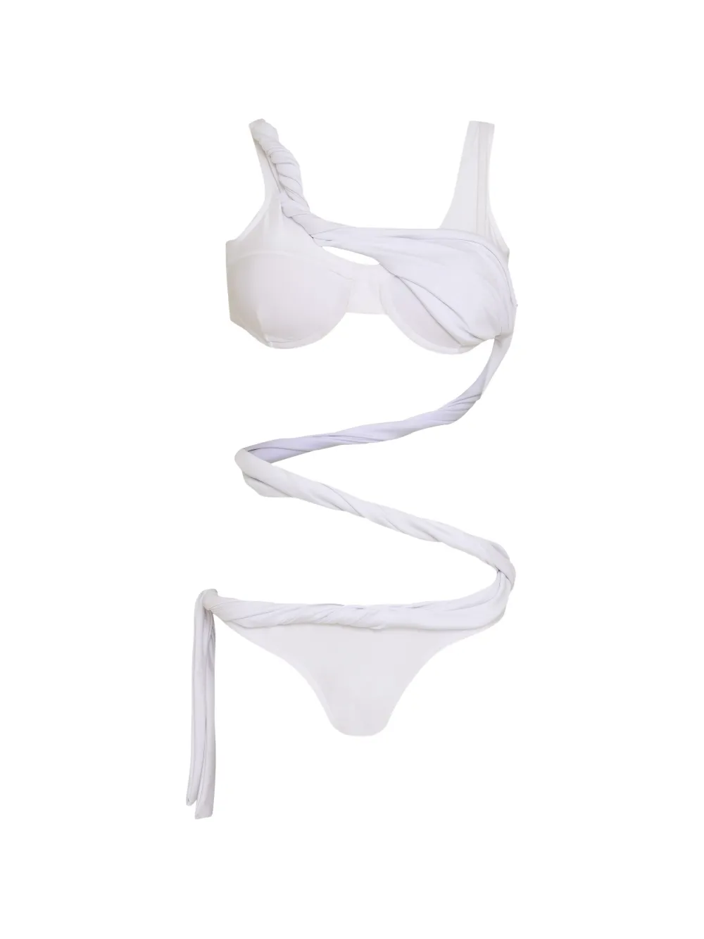Amir Slama twisted bikini - Bianco