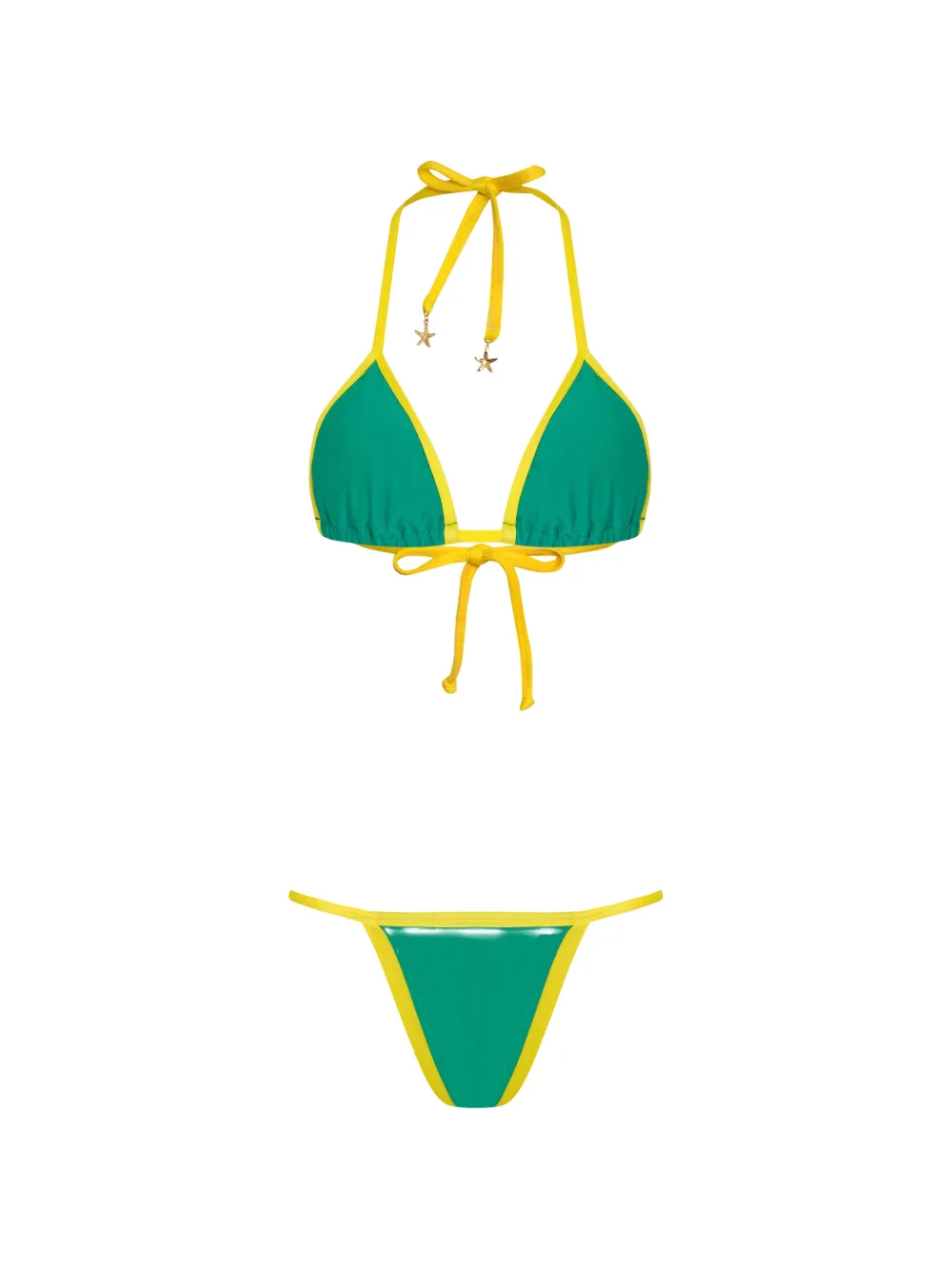 Amir Slama starfish-detail bikini - Verde