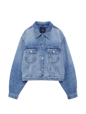 AMI Paris デニムジャケット | ブルー | FARFETCH JP