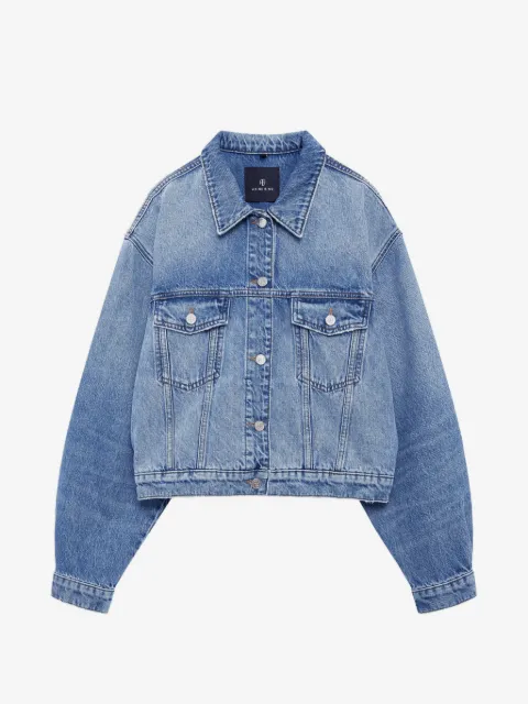 ANINE BING Quincy buttoned denim jacket