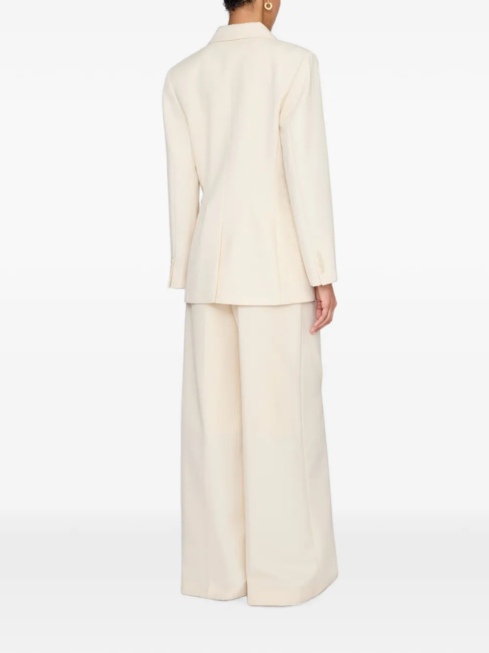 ANINE BING Tiphaine blazer met dubbele rij knopen Beige