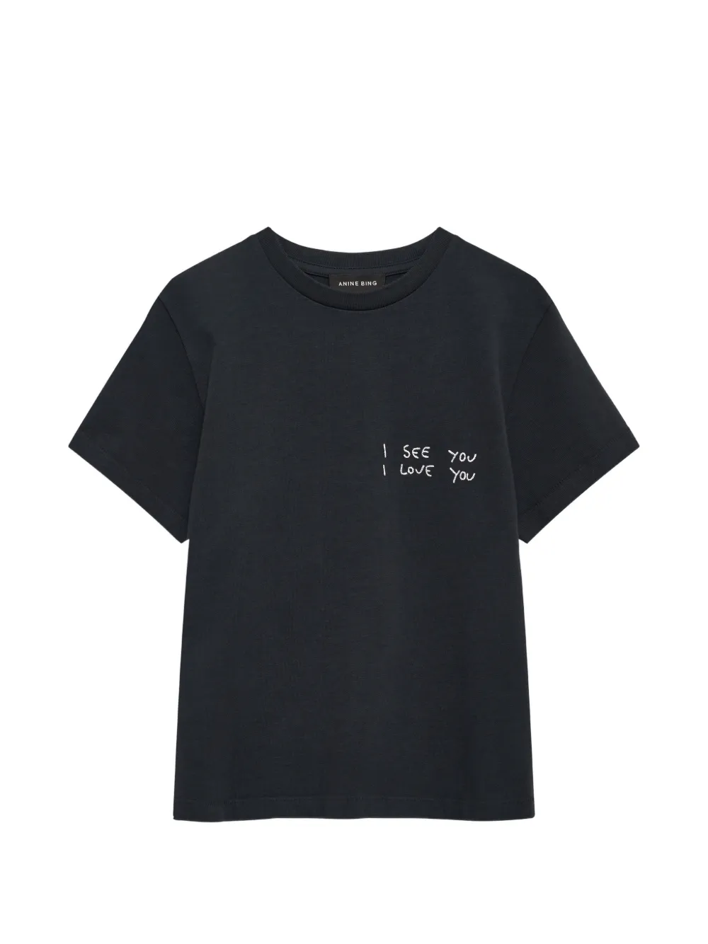 ANINE BING Shelley graphic T-shirt - Nero