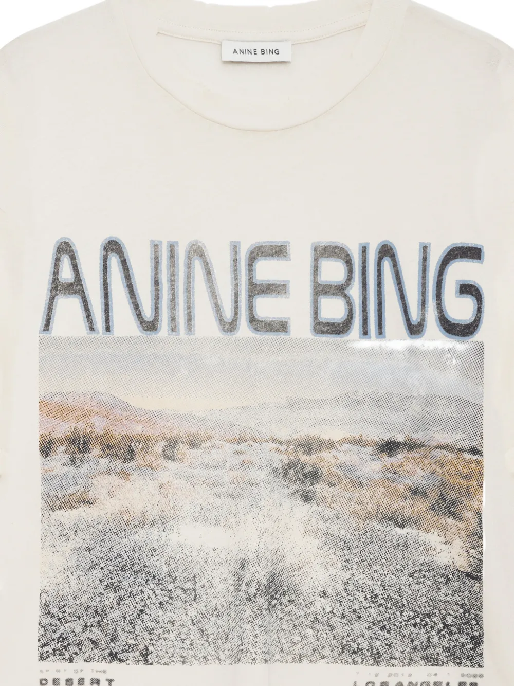 ANINE BING Cade Wildflowers T-shirt Wit