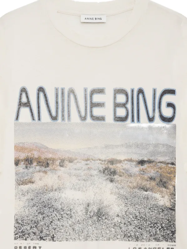 ANINE BING Cade Wildflowers Tシャツ | ホワイト | FARFETCH JP