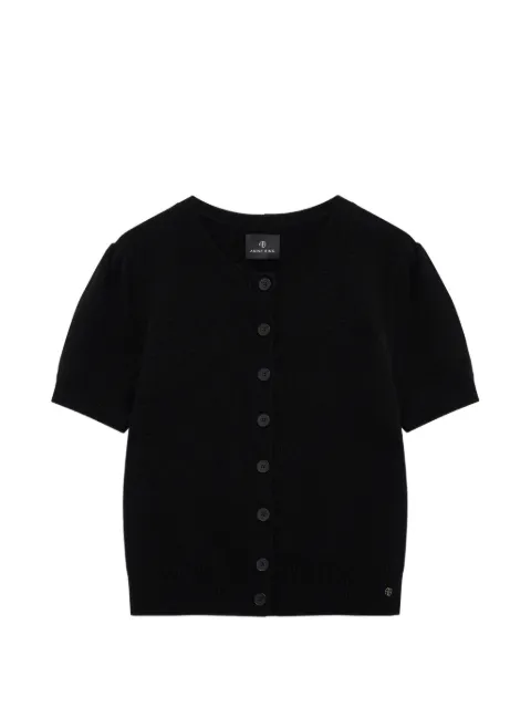 ANINE BING Gracie short-sleeve cardigan