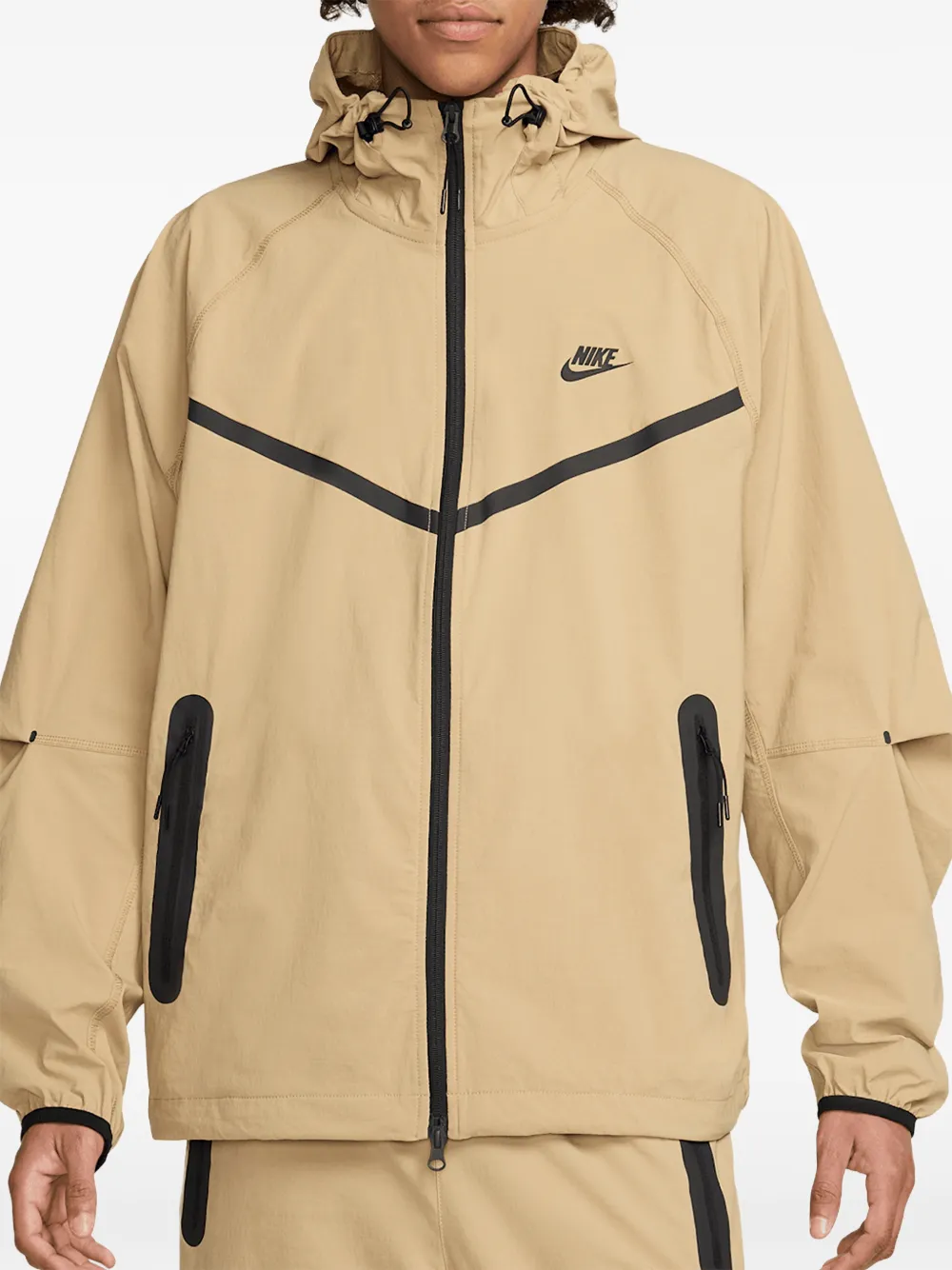 Nike logo hooded jacket - Toni neutri