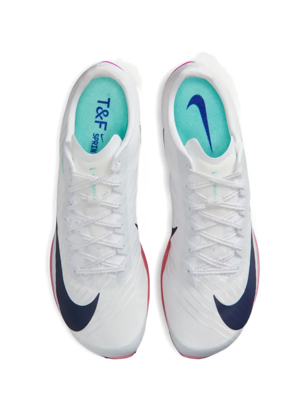 Nike Maxfly 2 lace-up cleats Wit