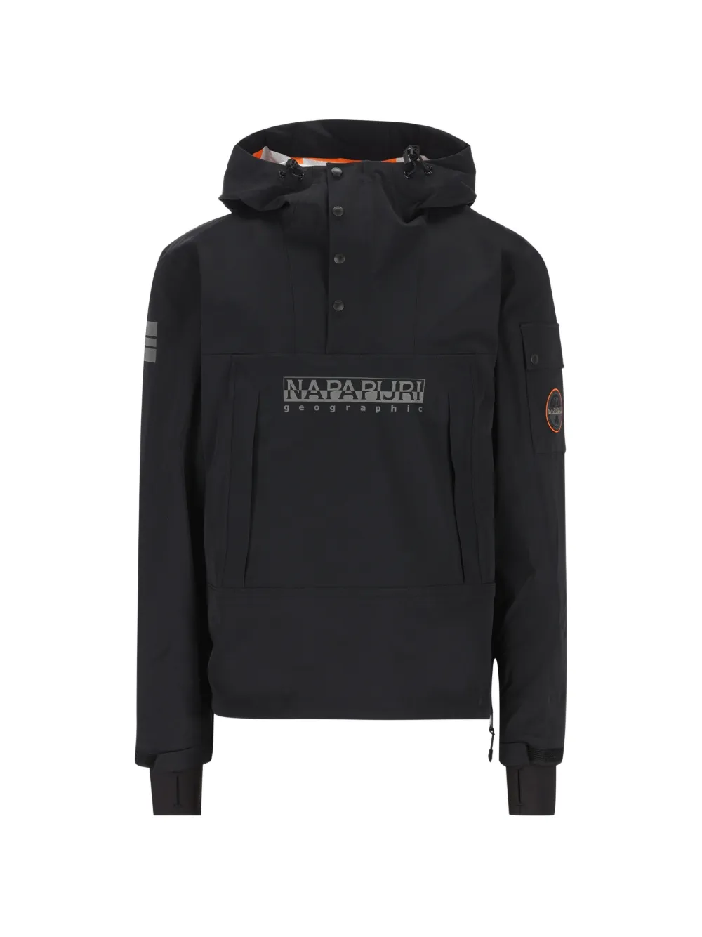 Napapijri Arver button-fastening ski jacket - Schwarz