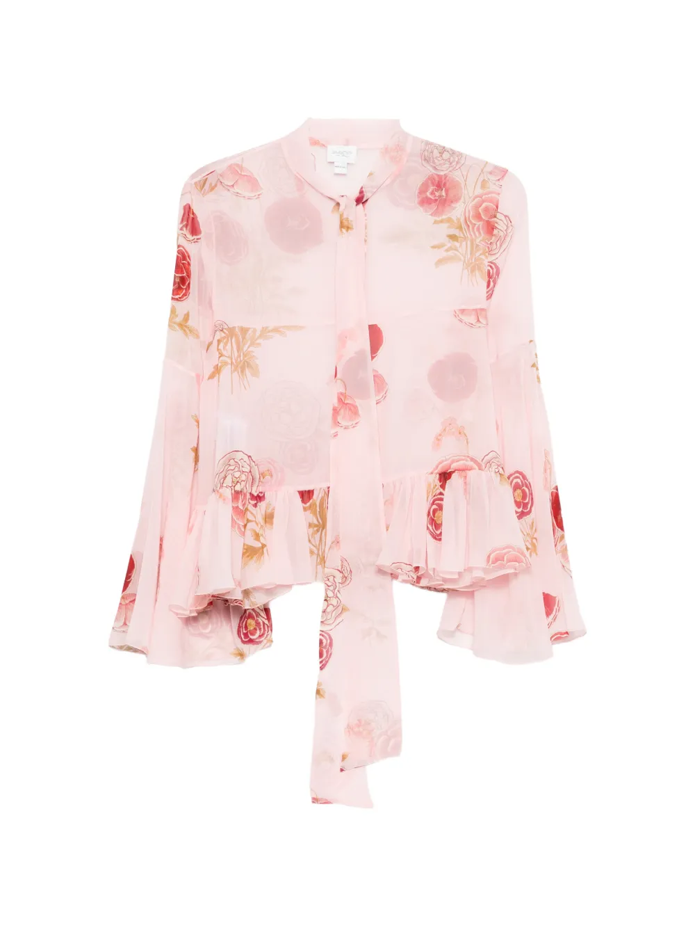 Giambattista Valli floral-print blouse - Rosa