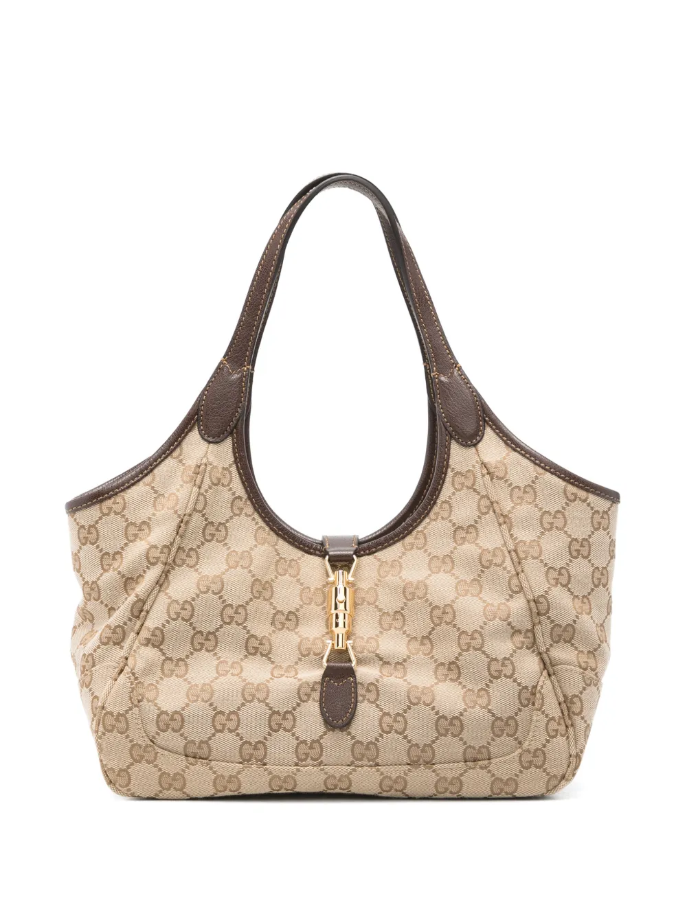 Gucci small Mercato GG canvas shoulder bag - Brown