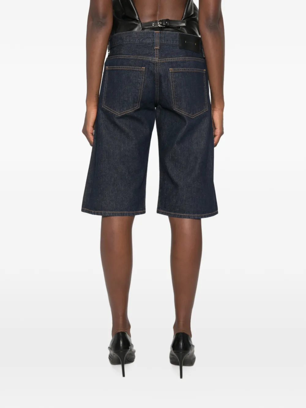 KHAITE Kinga shorts Blauw