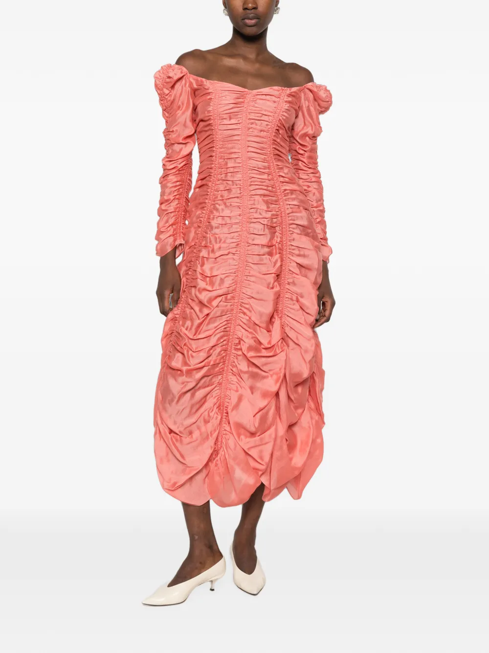 KHAITE Judith jurk Roze