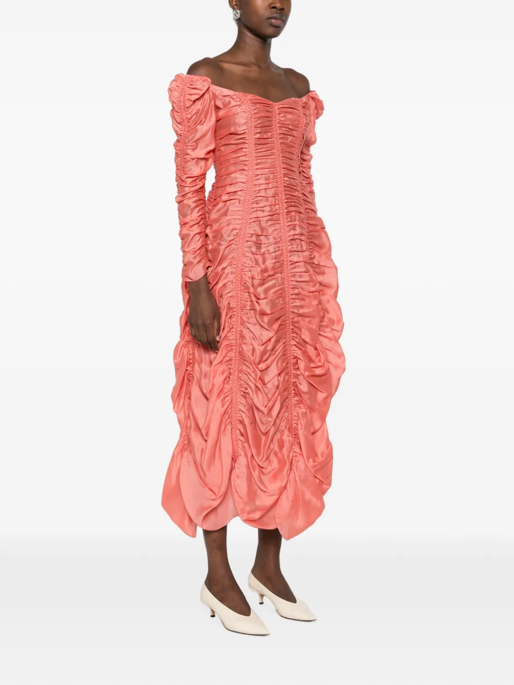 KHAITE Judith jurk Roze