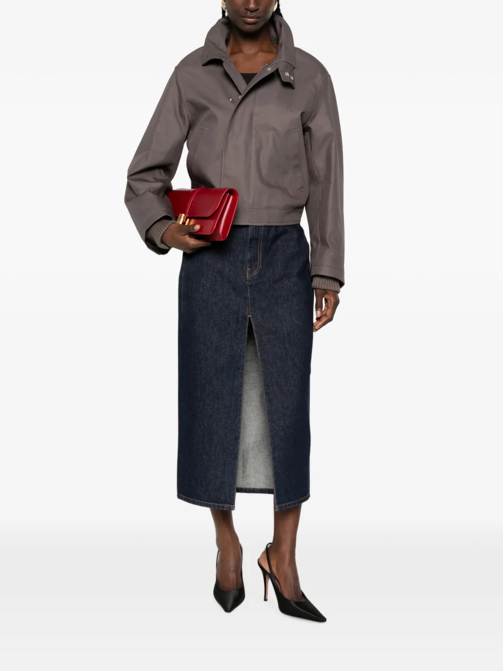KHAITE Anden midi-rok Blauw