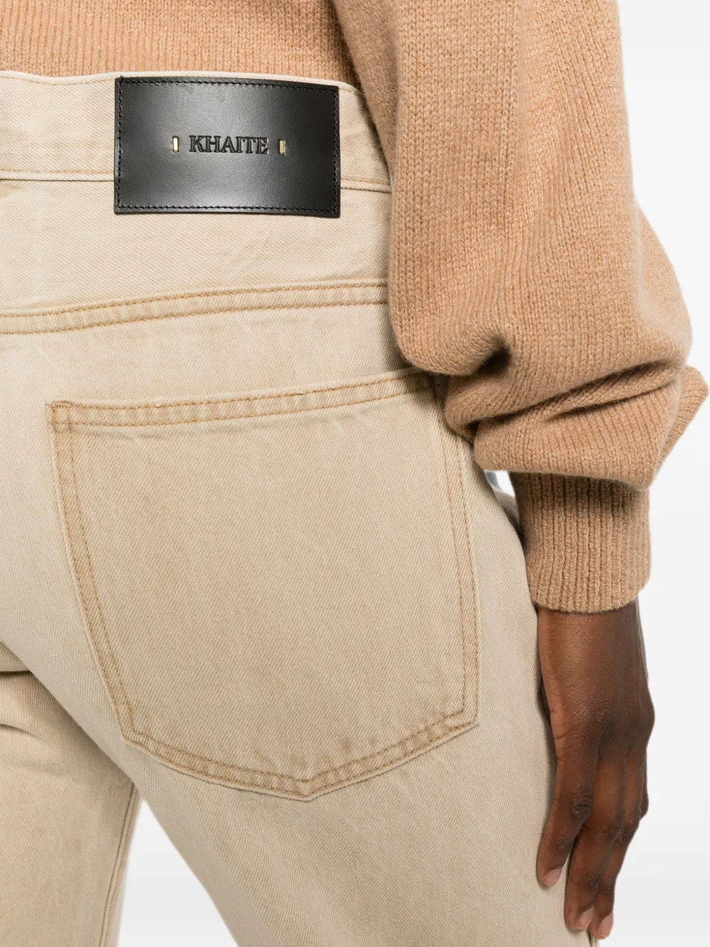 KHAITE Callum jeans Beige
