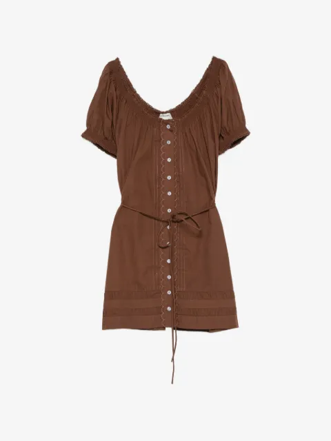 DAMSON MADDER Jayne short-sleeve mini shirt dress