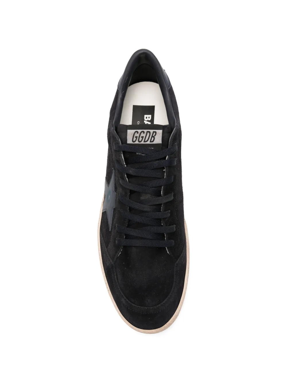 Golden Goose x Browns Ballstar suède sneakers Zwart