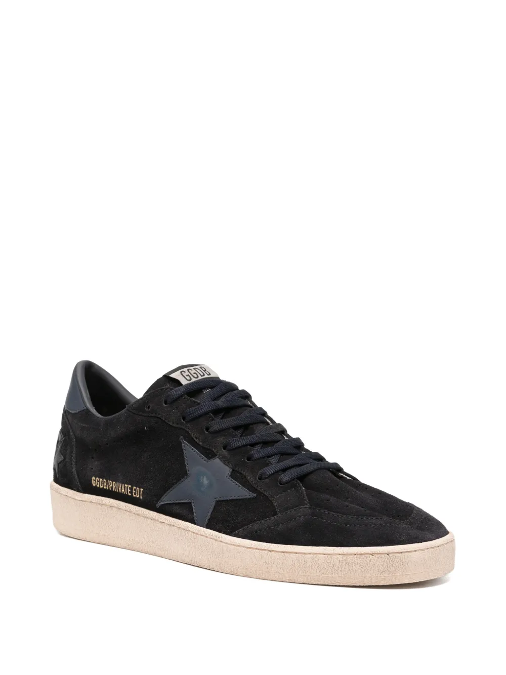 Golden Goose x Browns Ballstar suède sneakers Zwart