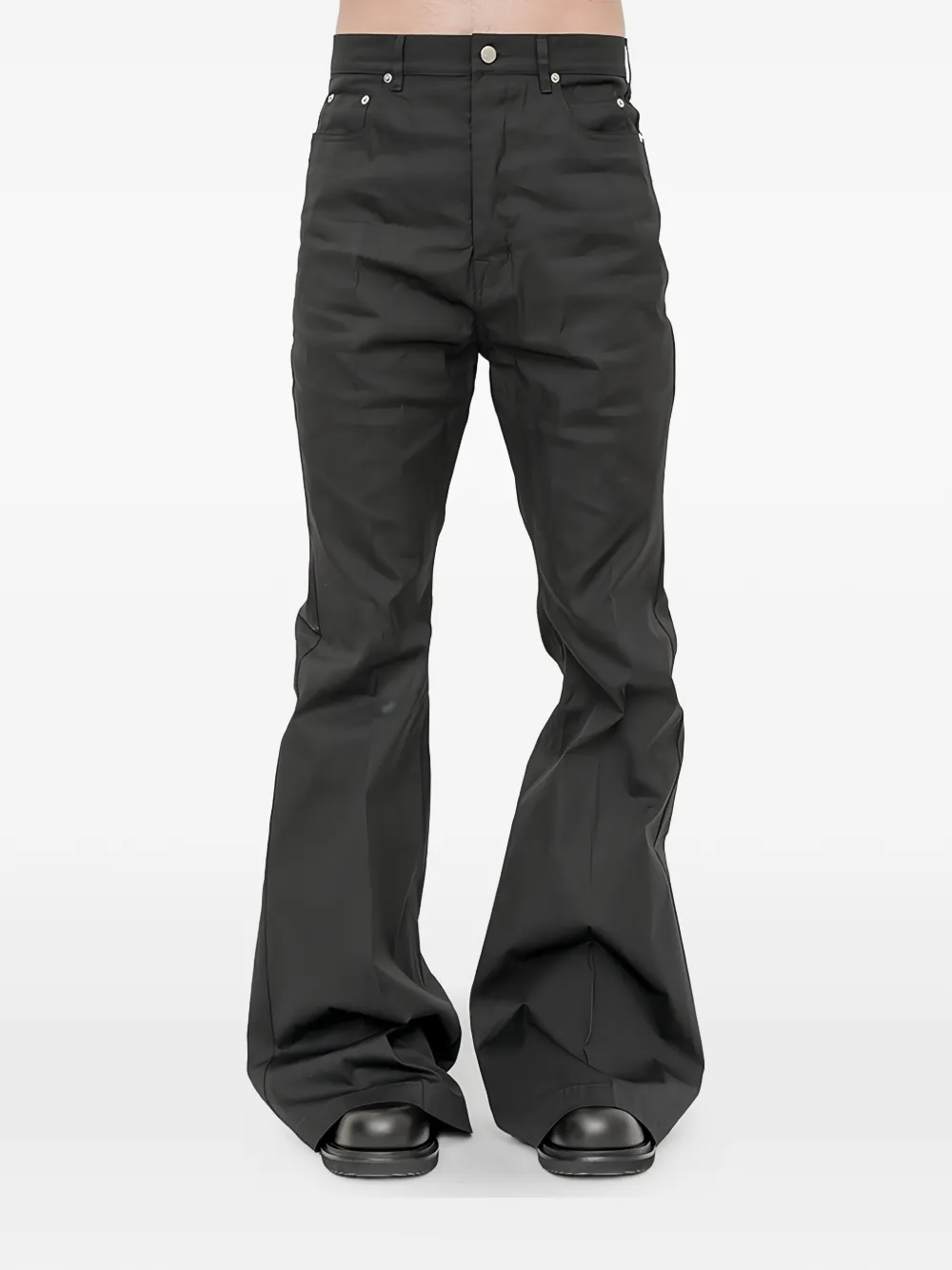 Rick Owens Bolan Bootcut Trousers In Black