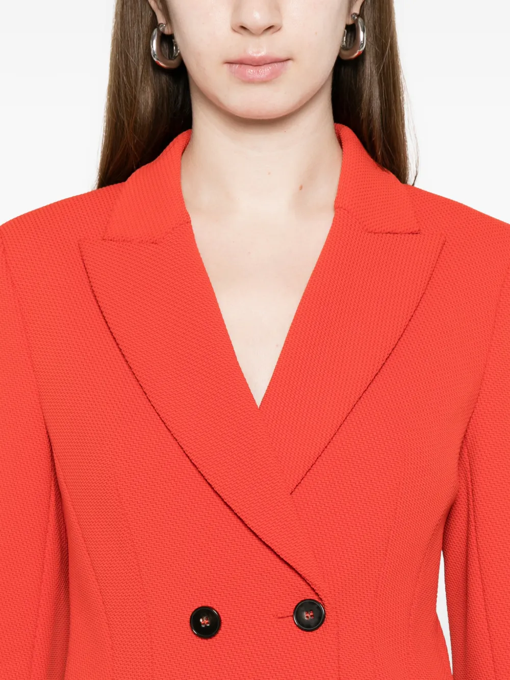 MARCCAIN Blazer met dubbele rij knopen Oranje