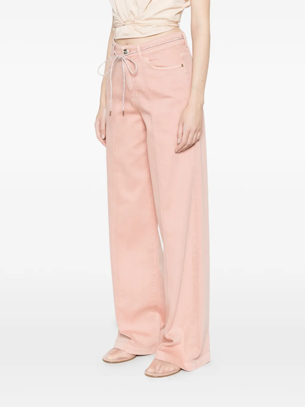  Marccain Belted Jeans - Pink 