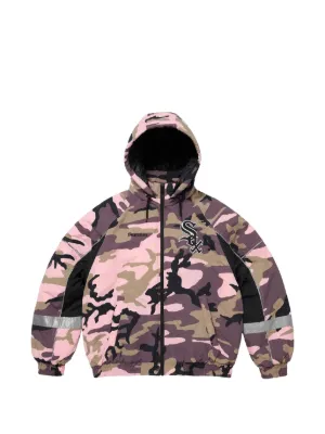 Supreme Mickey アップリケ スタジアムジャンパー | レッド | FARFETCH JP