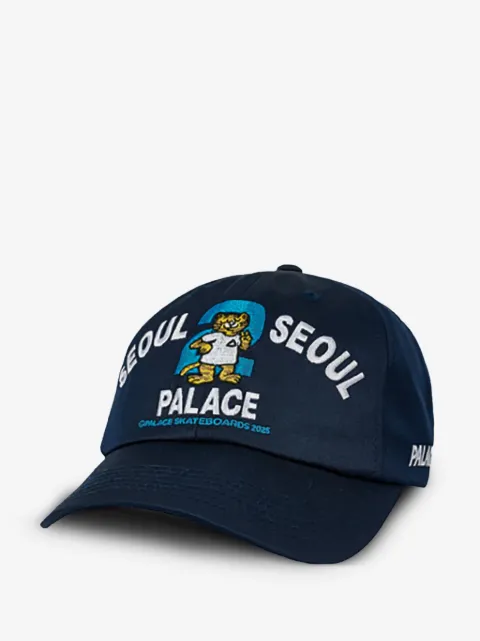 Palace 2 Seoul embroidered 6-panel cap