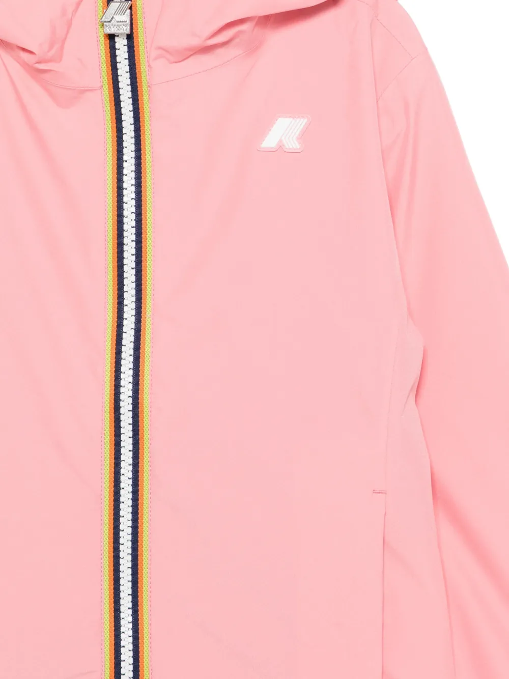 K Way Kids Bomberjack met capuchon Roze