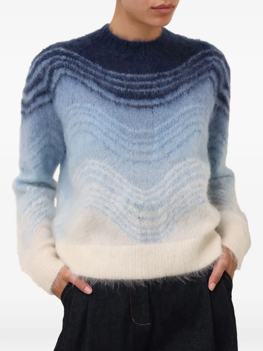  Zimmermann Jersey Con Motivo - Azul 