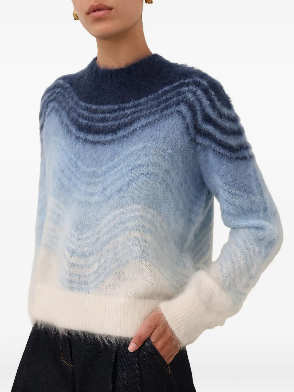 ZIMMERMANN Trui met patroon Blauw