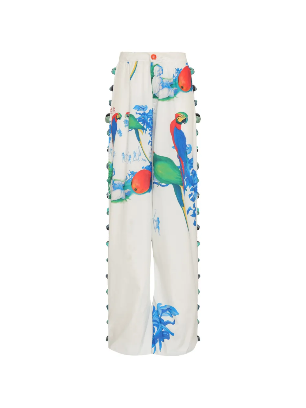 Amir Slama print trousers - Bianco
