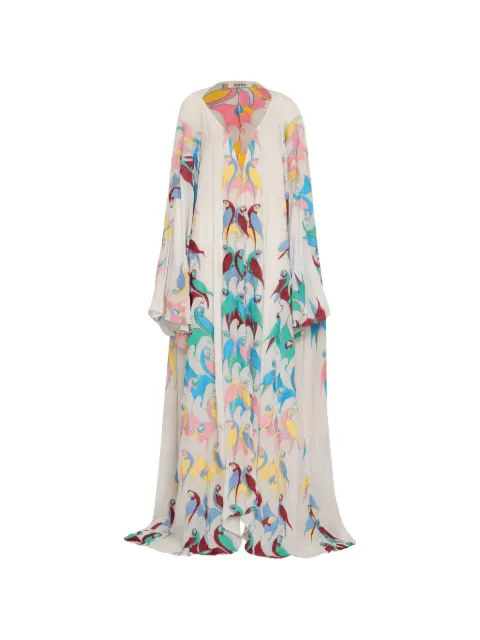 Amir Slama parrot-print maxi dress