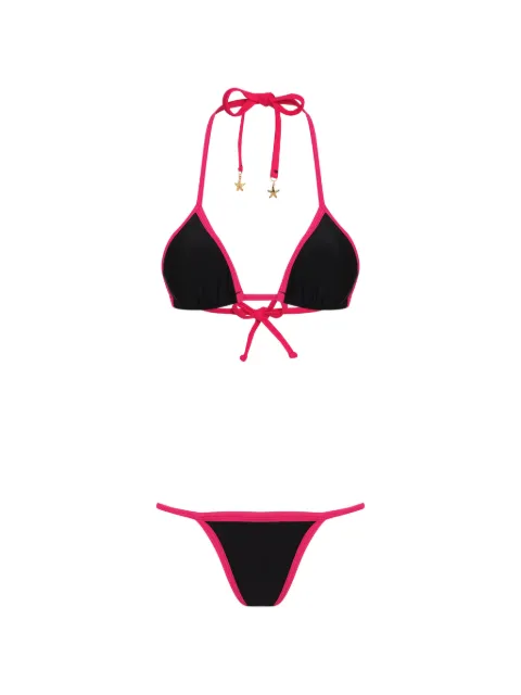 Amir Slama x Jade Picon trimmed tie bikini
