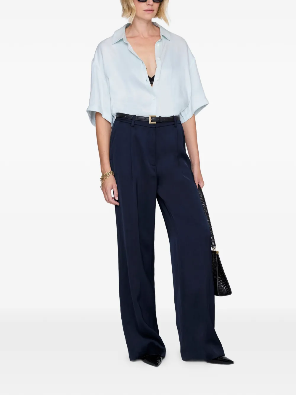  Anine Bing Coco Buttoned Shirt - Green 