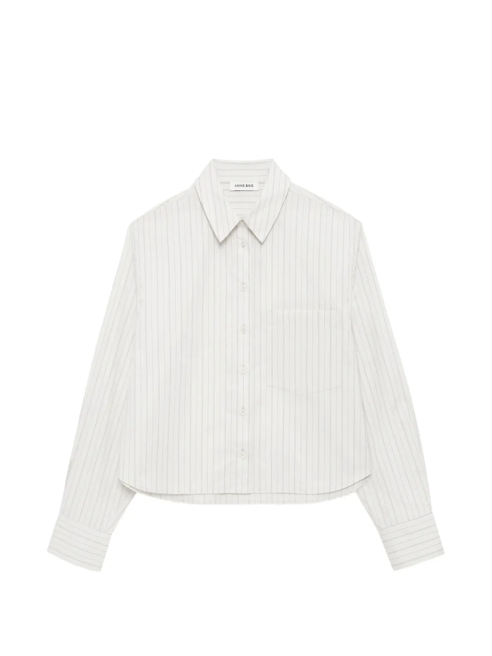 ANINE BING Essie pinstripe-pattern shirt - Toni neutri