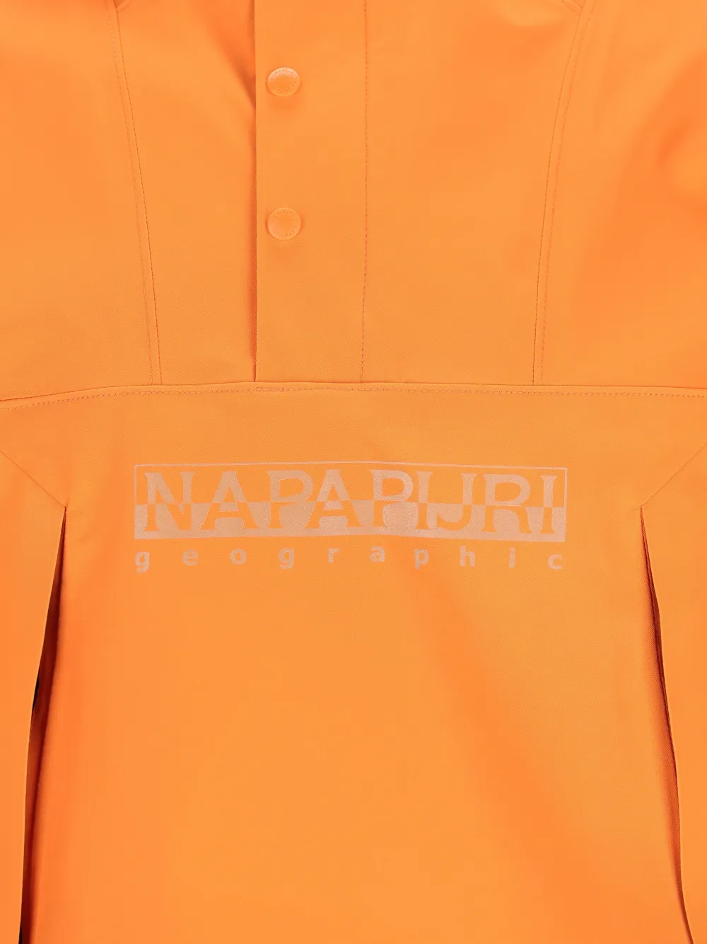  Napapijri Button Hooded Ski Jacket - Orange 
