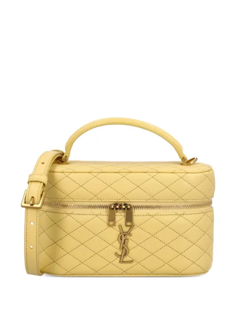 Saint Laurent Gaby quilted top-handle vanity bag