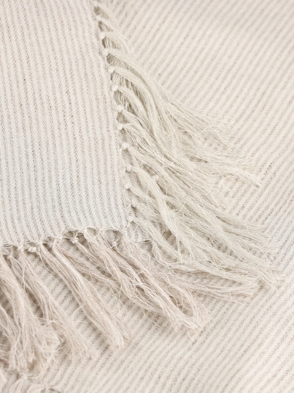  Brunello Cucinelli Tassel Poncho - Neutrals 