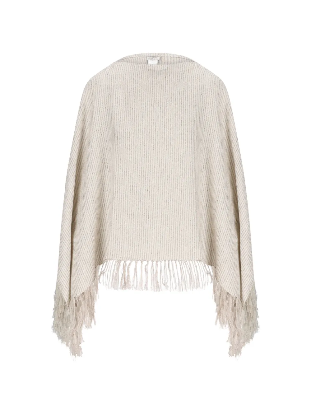 Brunello Cucinelli tassel poncho - Nude