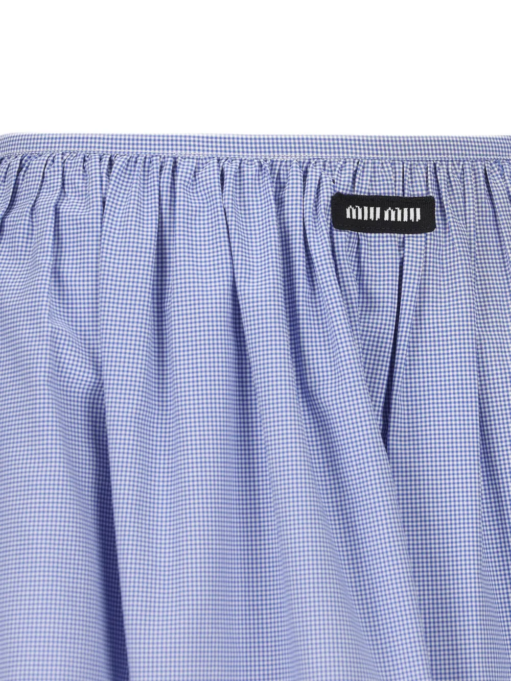 Miu Katoenen midi-rok Blauw