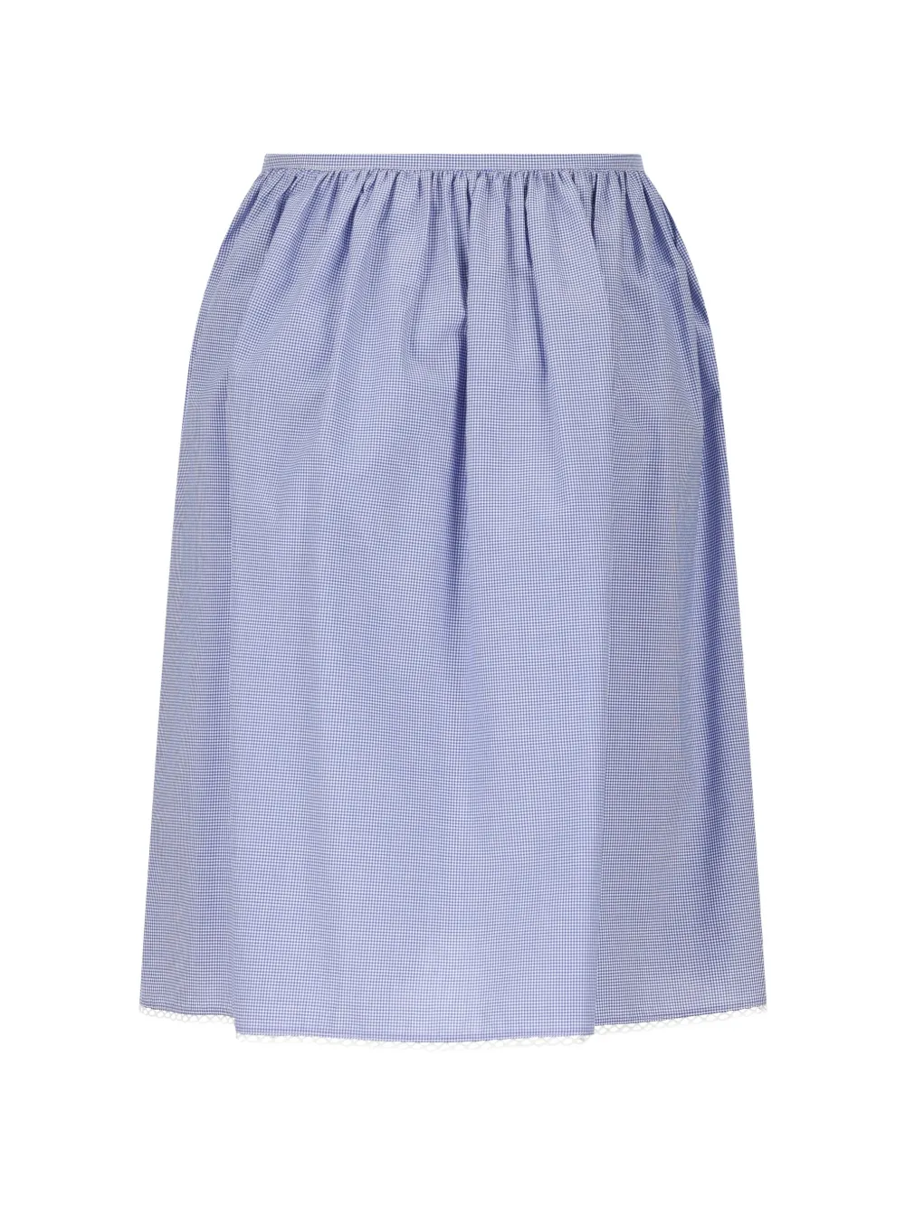  Miu Miu Cotton Midi Skirt - Blue 
