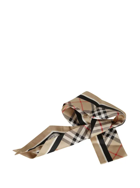 Burberry check logo scarf