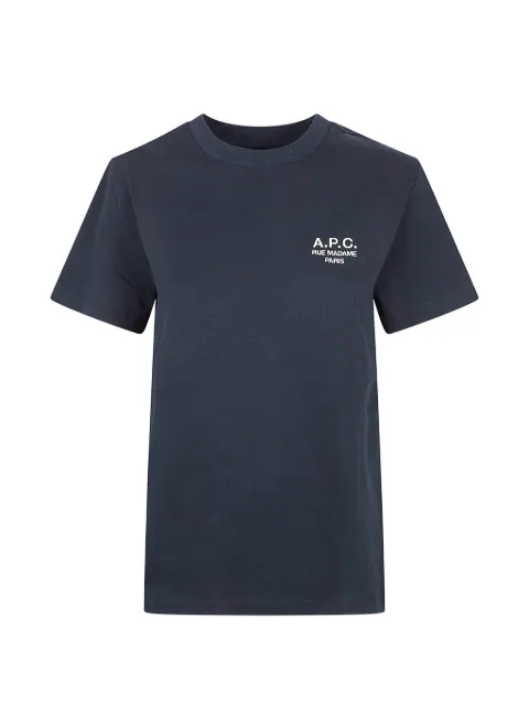 A.P.C. Rue Madame embroidered logo T-shirt